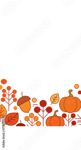 autumn leaves border