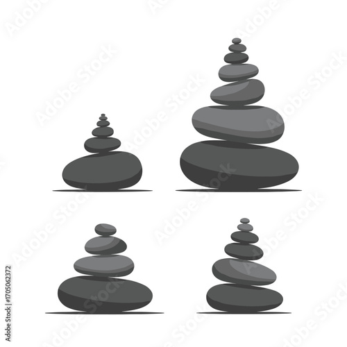 The art of balancing stones represents peace mindfulness and the pursuit of tranquility in a chaotic world.