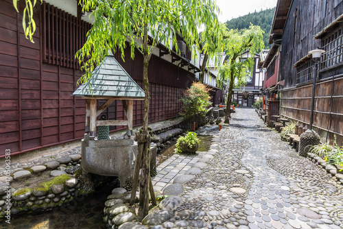 Gujo Hachiman, a pristine town in Gifu Prefecture, Central Japan, is known for its waterway system and water quality from its river resource