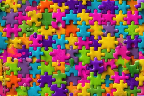 colorful puzzle background