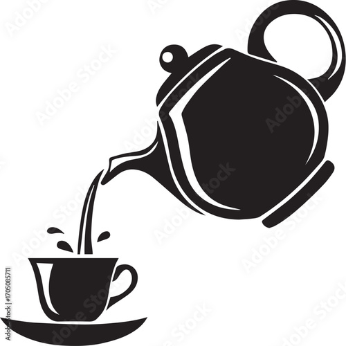 teapot and cup