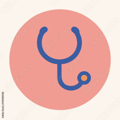 Icon symbols in general hospital areas