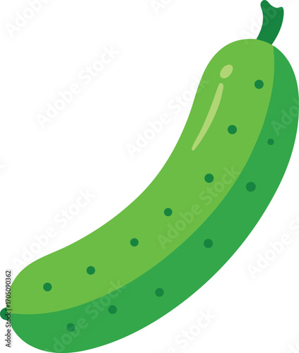  cucumber vector clipart white background