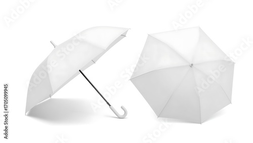 White Umbrella Mockup Two Views
