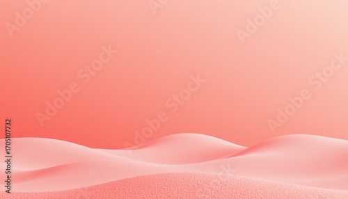 coral pink horizon theme with bright coral fading into pale pink, gentle vertical coral wash, delicate coral dust, panoramic coral shimmer, warm and uplifting