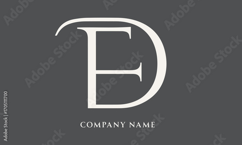DE, ED Alphabets Letters Logo Monogram (5000x3000 pixels, 300dpi)