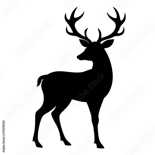 deer silhouette vector