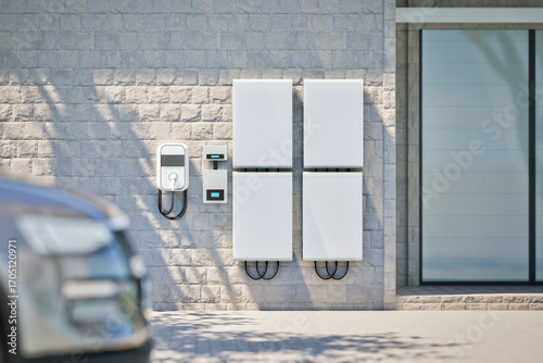 Battery energy storage system with ev charger for residential used