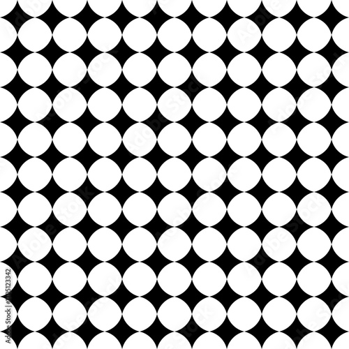 Harlequin black seamless pattern. Argyle rhombus fabric texture. Diamond lozenge background. Joker geometric wallpaper bg. Venetian rhomb carnival ornament. Vector illustration on white background.
