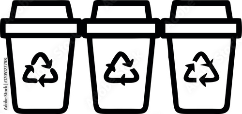 Vector art of recycle cup for environmental care