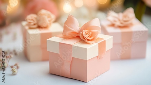 13.Two-Tone Wedding Ceremony Cute Souvenir Boxes