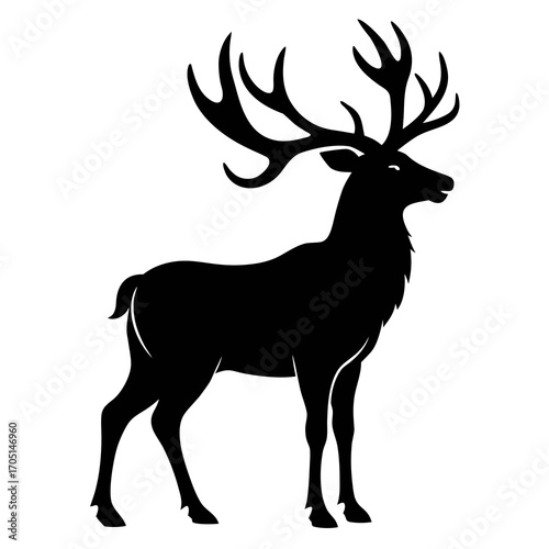 deer silhouette vector
