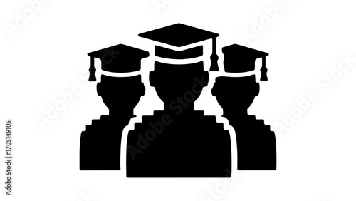 Graduation group with transparent background