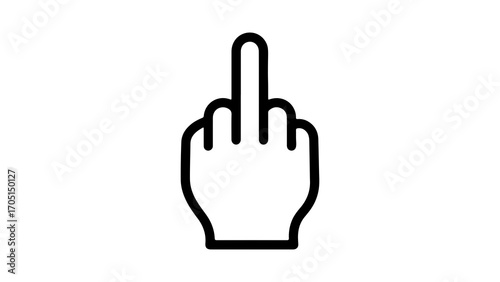 Hand gesture with transparent background