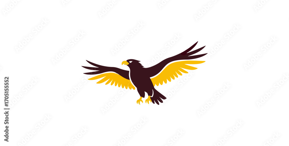 Obraz premium Eagle soaring in flight