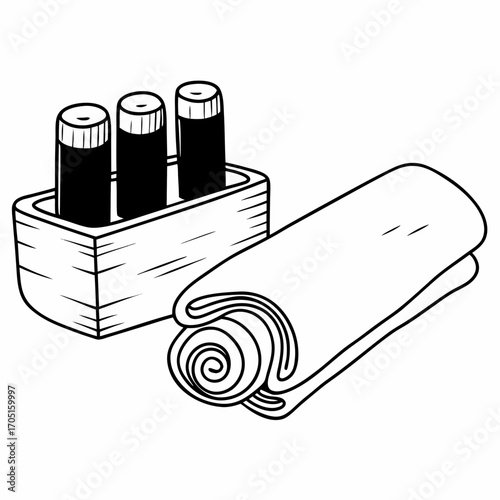 vector illustration of a battery