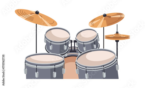 Drum set illustration