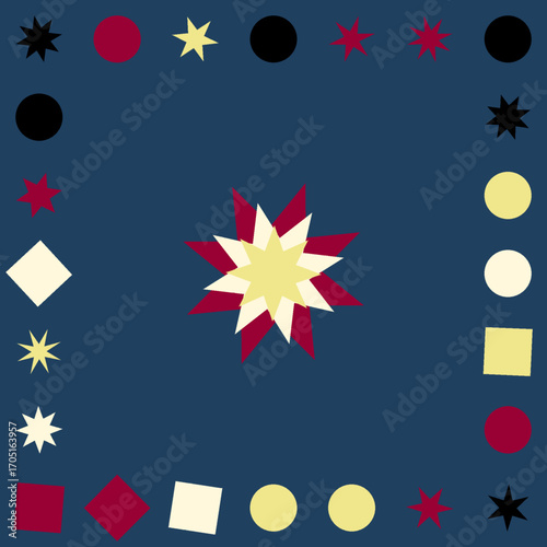 allover geometrical star designs high quality vectors