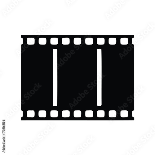 Iconic film strip representing the magic of cinema and movie making