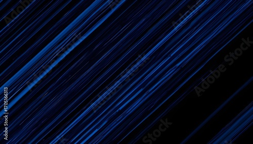 Black and Blue Abstract Background with Diagonal Lines Vector Illustration for Modern Futuristic Design Concepts