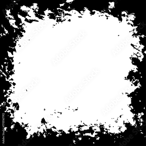 グランジ、テクスチャ、フレーム、正方形サイズ