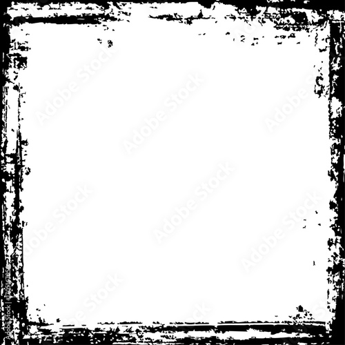 グランジ、テクスチャ、フレーム、正方形サイズ