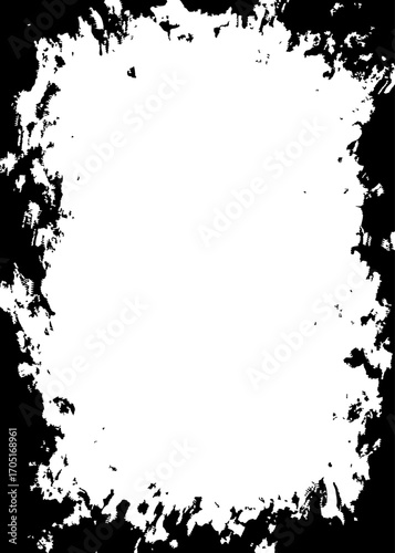 グランジ、テクスチャ、フレーム、縦向き
