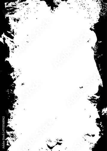 グランジ、テクスチャ、フレーム、縦向き
