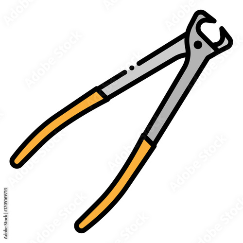 Dental Extraction Forceps Illustration for Dentistry