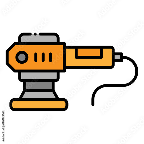 Electric Sander Tool for Woodworking and Carpentry Projects