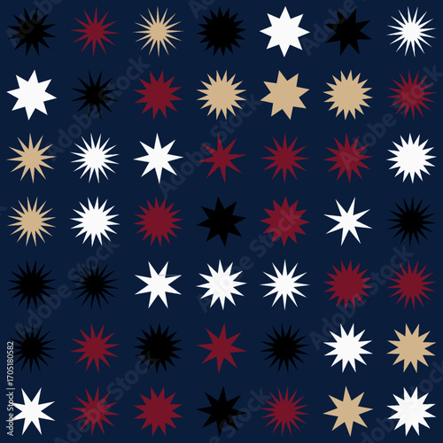 allover geometrical star designs high quality vectors