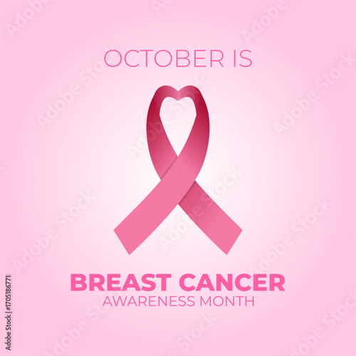 vector graphic of Breast Cancer Awareness Month ideal for Breast Cancer Awareness Month celebration