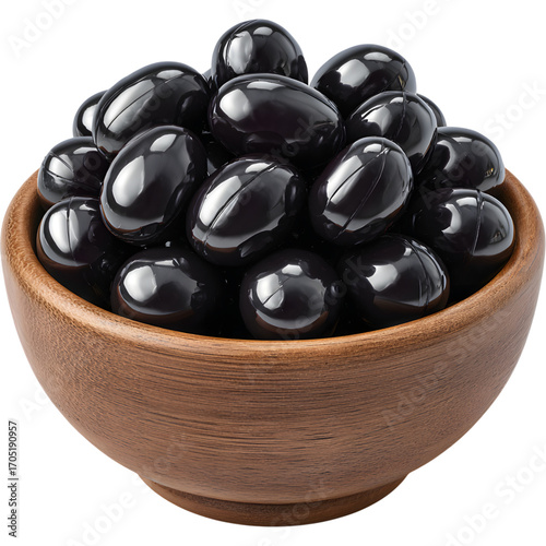 black soft gel capsules