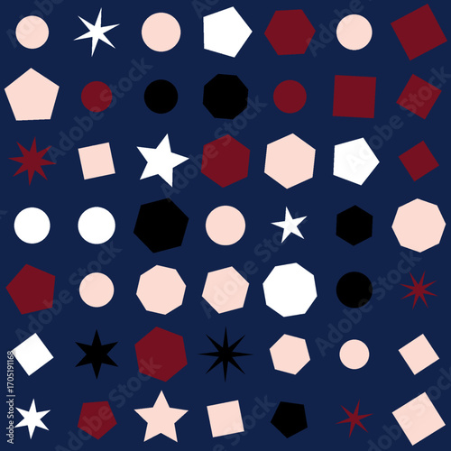 allover geometrical star designs high quality vectors