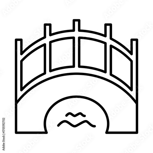 Parks and green place icon