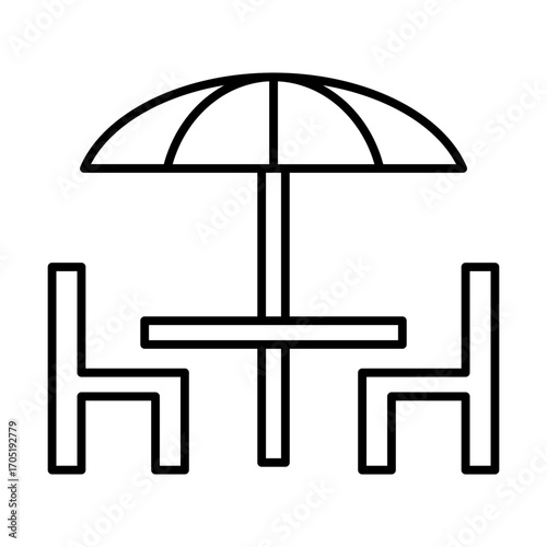 Parks and green place icon