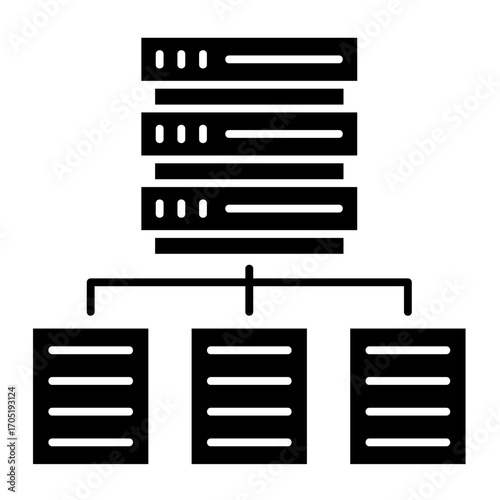 Server  Icon Element For Design	