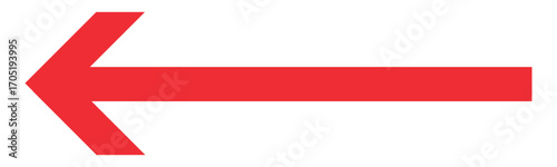 Left arrow pointing right. Arrow shape element

