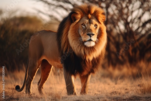 Wallpaper Mural Real lion wildlife outdoors mammal. Torontodigital.ca