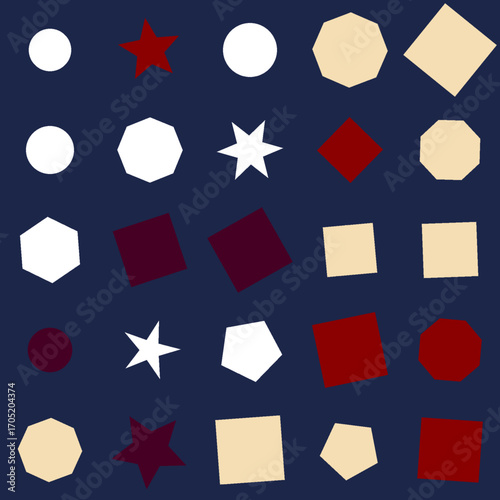 allover geometrical star designs high quality vectors