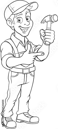 Handyman Carpenter Hammer C...