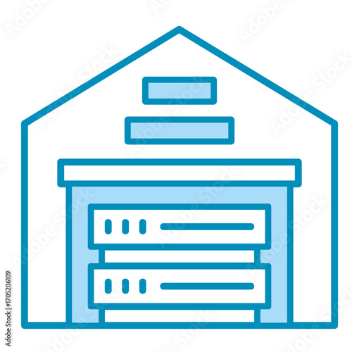Data Warehouse  Icon Element For Design	
