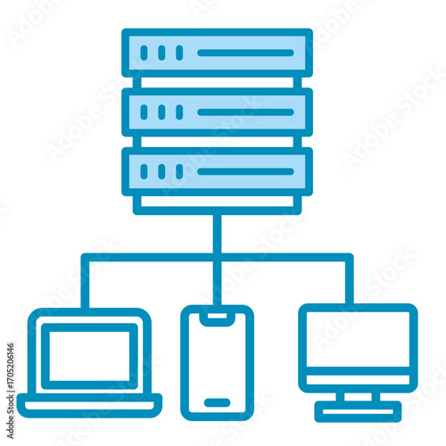 Database  Icon Element For Design	
