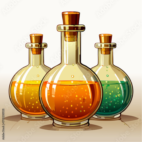 Mystic Elixirs A Trio of Magical Potions