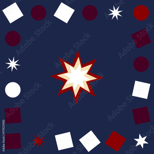 allover geometrical star designs high quality vectors