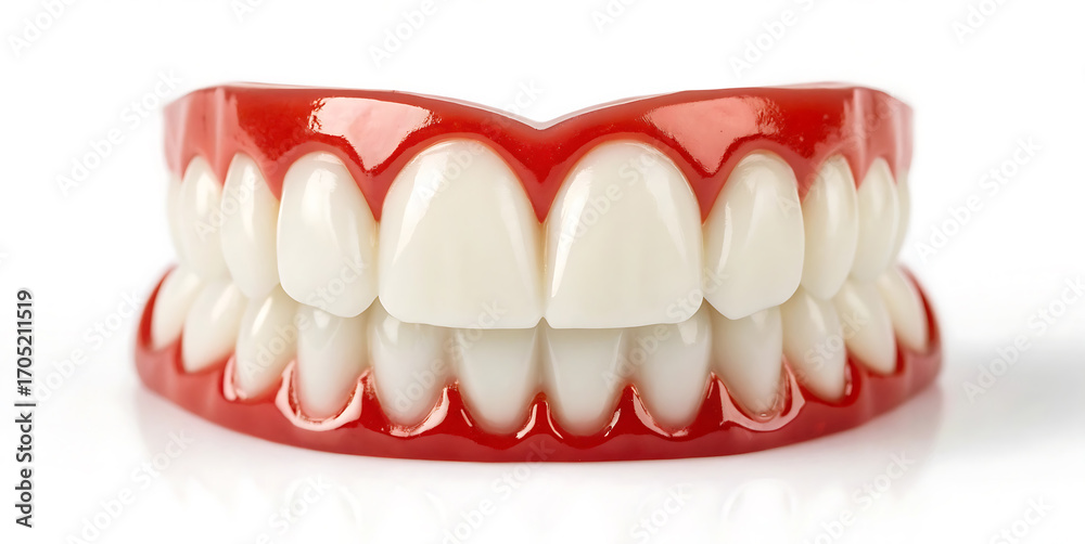 Obraz premium teeth isolated on white background