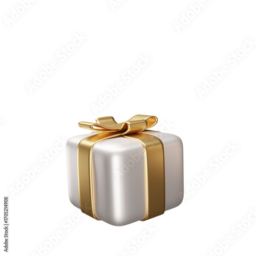 3d brithday gift box icon 3d rendering
