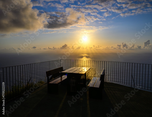 A beautiful view on the western edge of Madeira Island