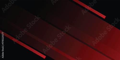 Banner background black red gradation bright abstract slash line. vector eps10
