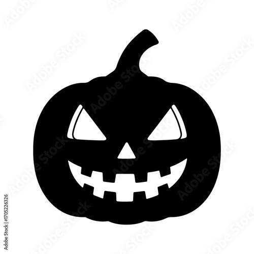 Jack o lantern with transparent background